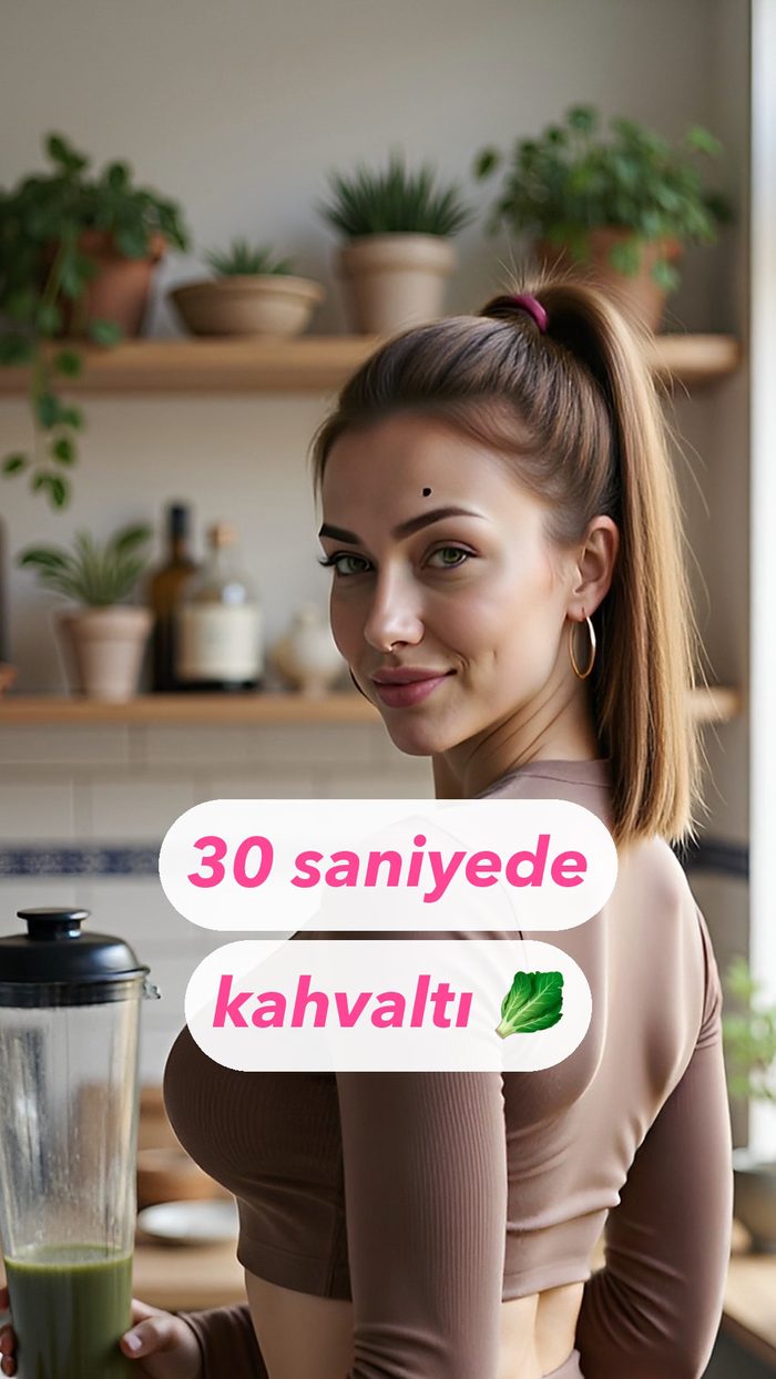Cumartesi = yeşil smoothie günü 🥬